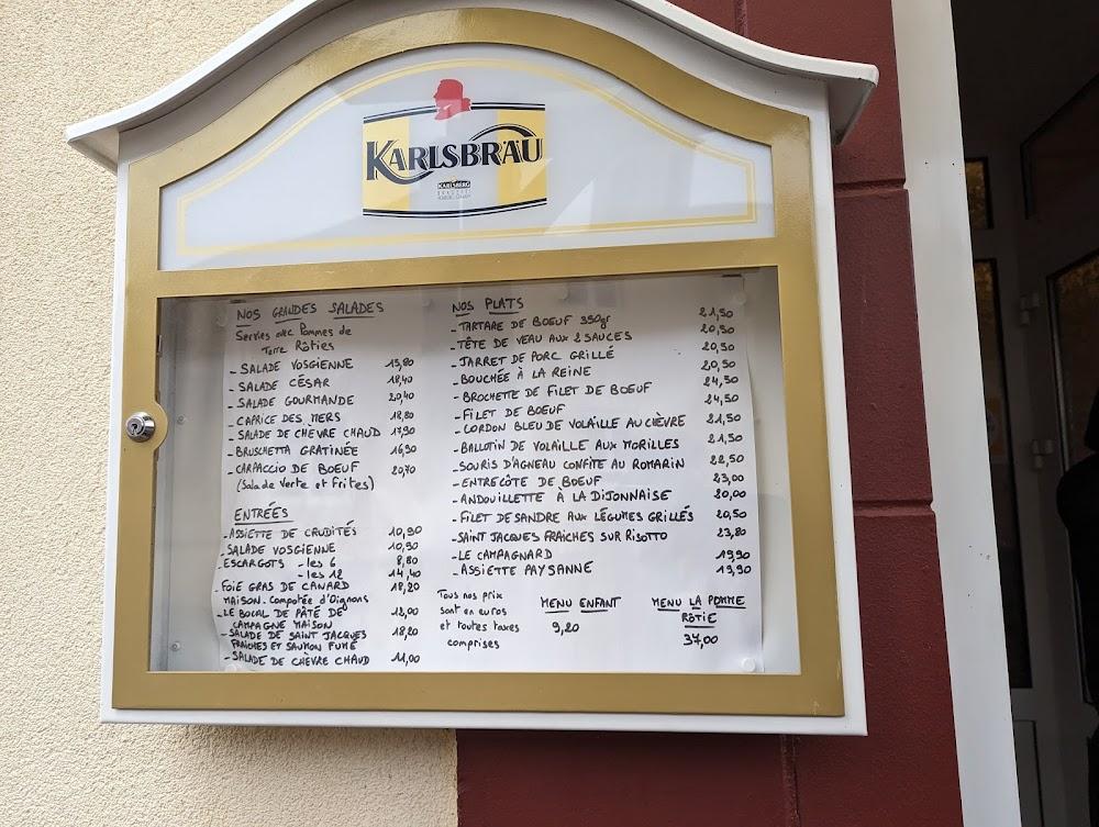 La Pomme Rotie Flévy - Menu Image 1